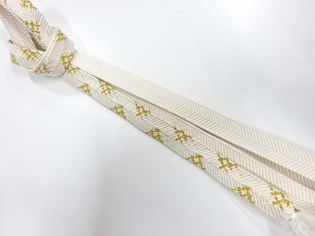 正絹　手組帯締め